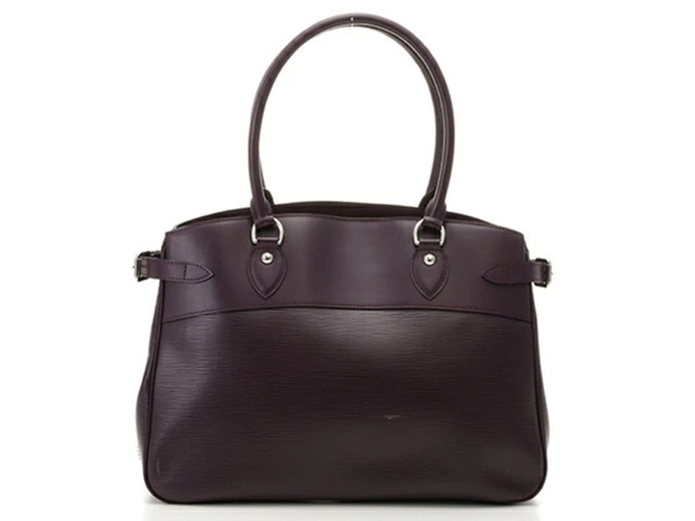 LOUIS VUITTON Passy Handbag Epi Leather Cassis